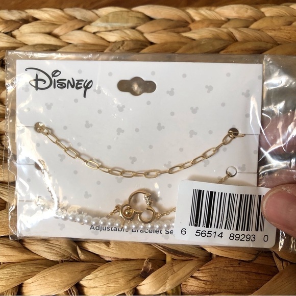 Disney Mickey Mouse adjustable Bracelet  set - Picture 1 of 3
